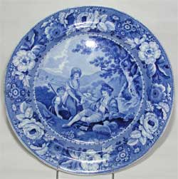 Phillips, Pastoral Pattern Plate, ca. 1820