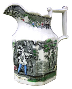 Robin Hood Killing Deer jug