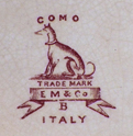 Typical printed titles mark with maker’s initials.