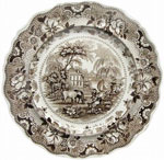 "Parisian Chateau" Plate