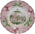 "No 107"  Plate