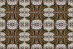 Fluffy Floral Time Tile